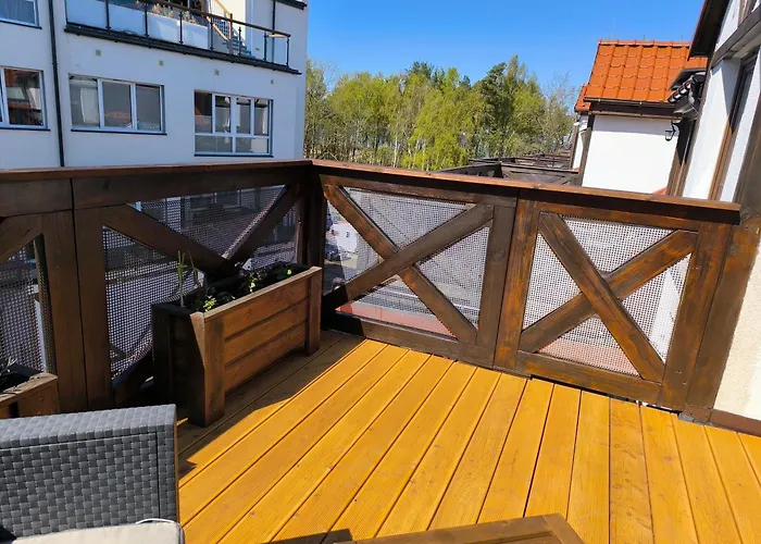 Turkusowe Apartament Rowy (Pomerania)